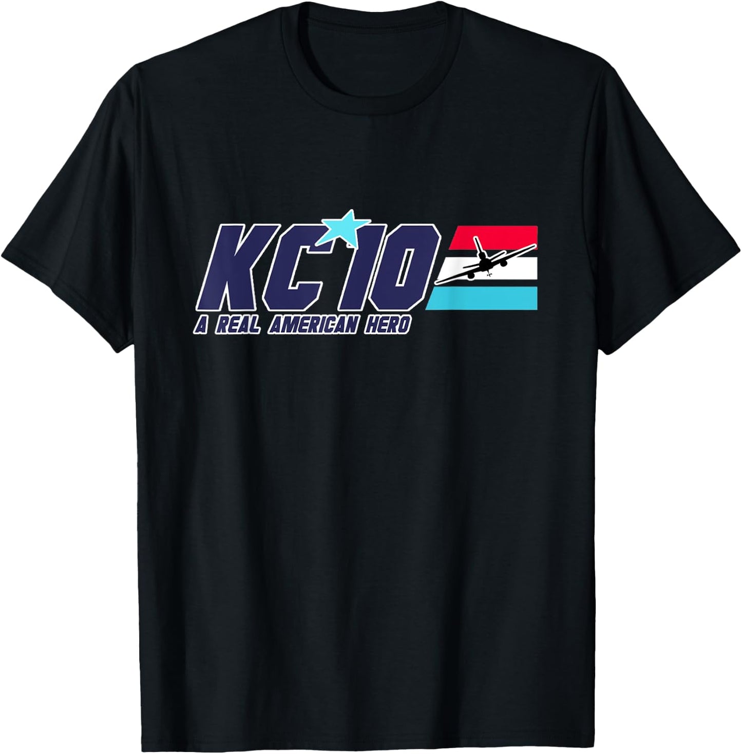 KC-10, A Real American Hero T-Shirt - T-Shirt | Black