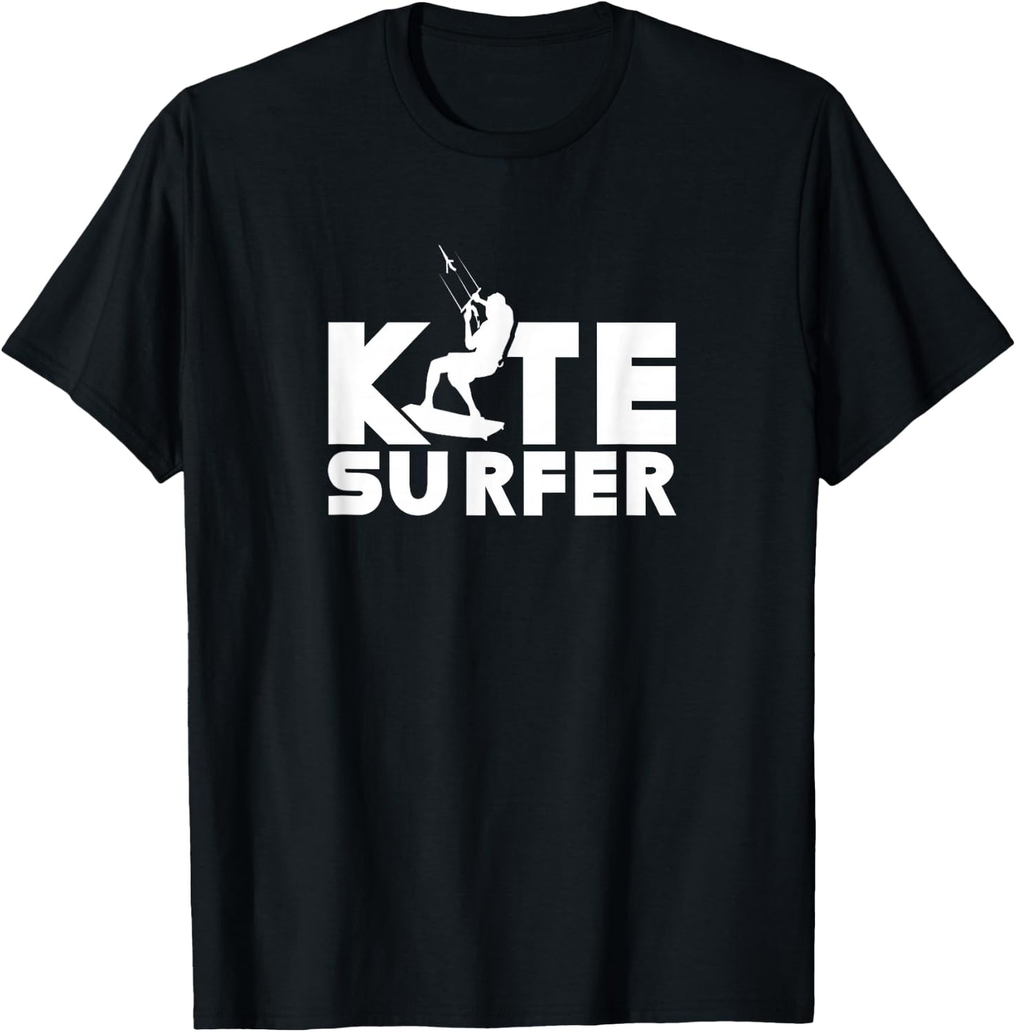 Kitesurfer Kite Surfing Kitesurfing Kiting Kitesurf T-Shirt - T-Shirt | Black