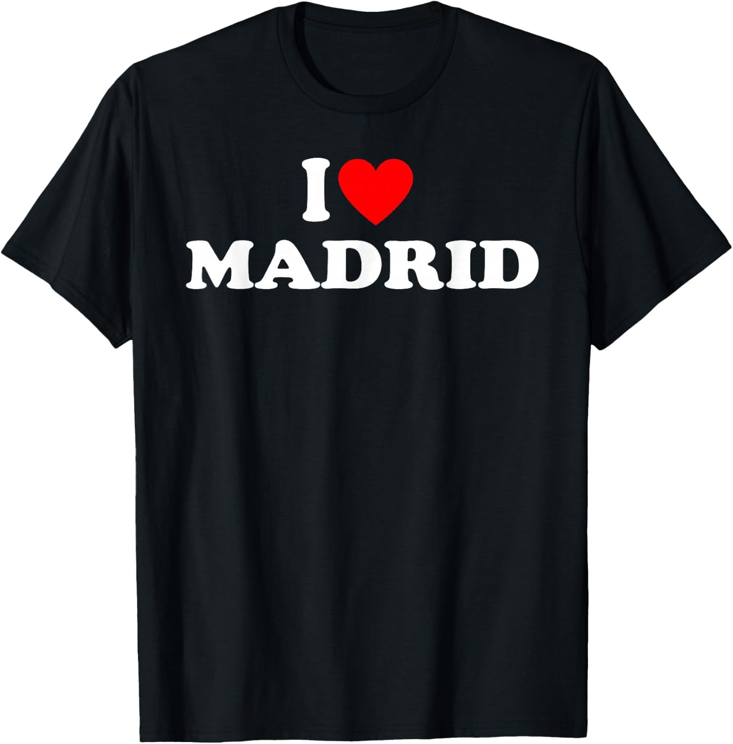 I Love Madrid City Hometown Classic T-Shirt - T-Shirt | Black