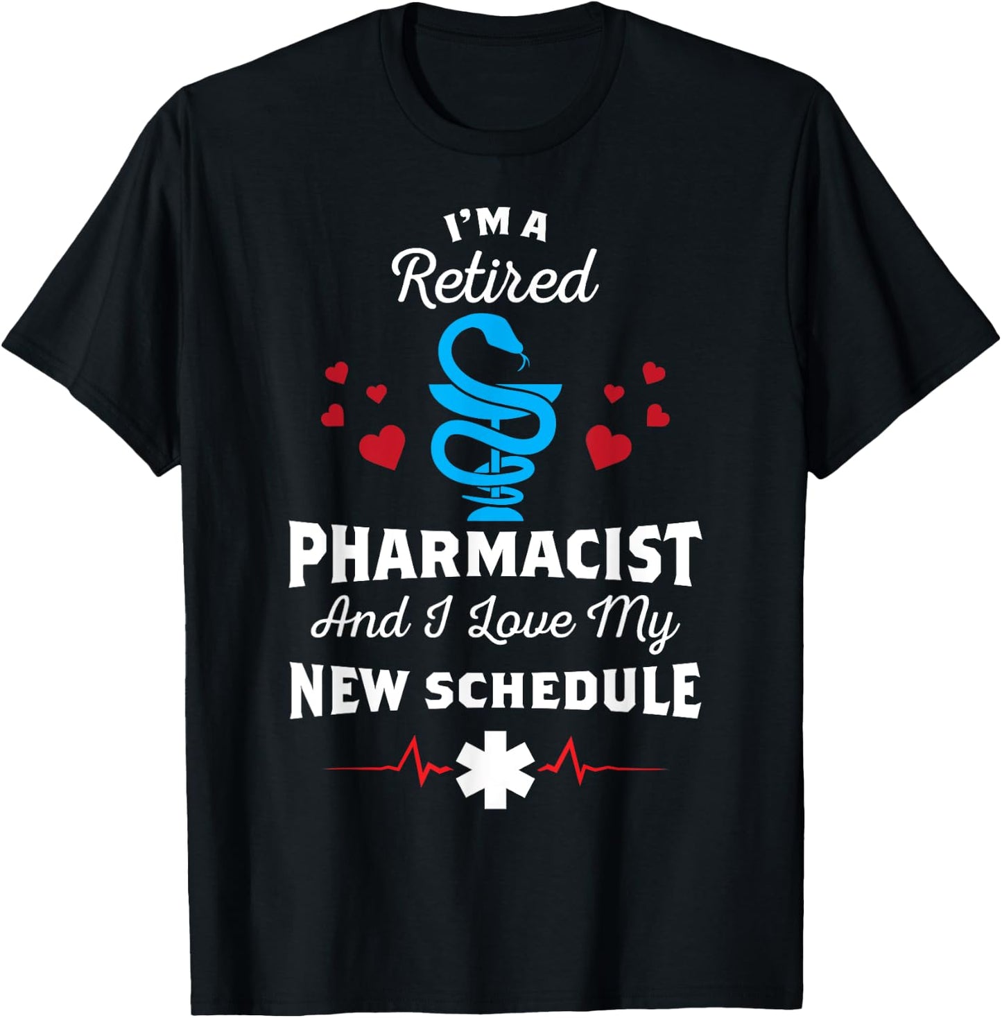 Retirement Pharmacy Party - Funny Retired Pharmacist T-Shirt - T-Shirt | Black