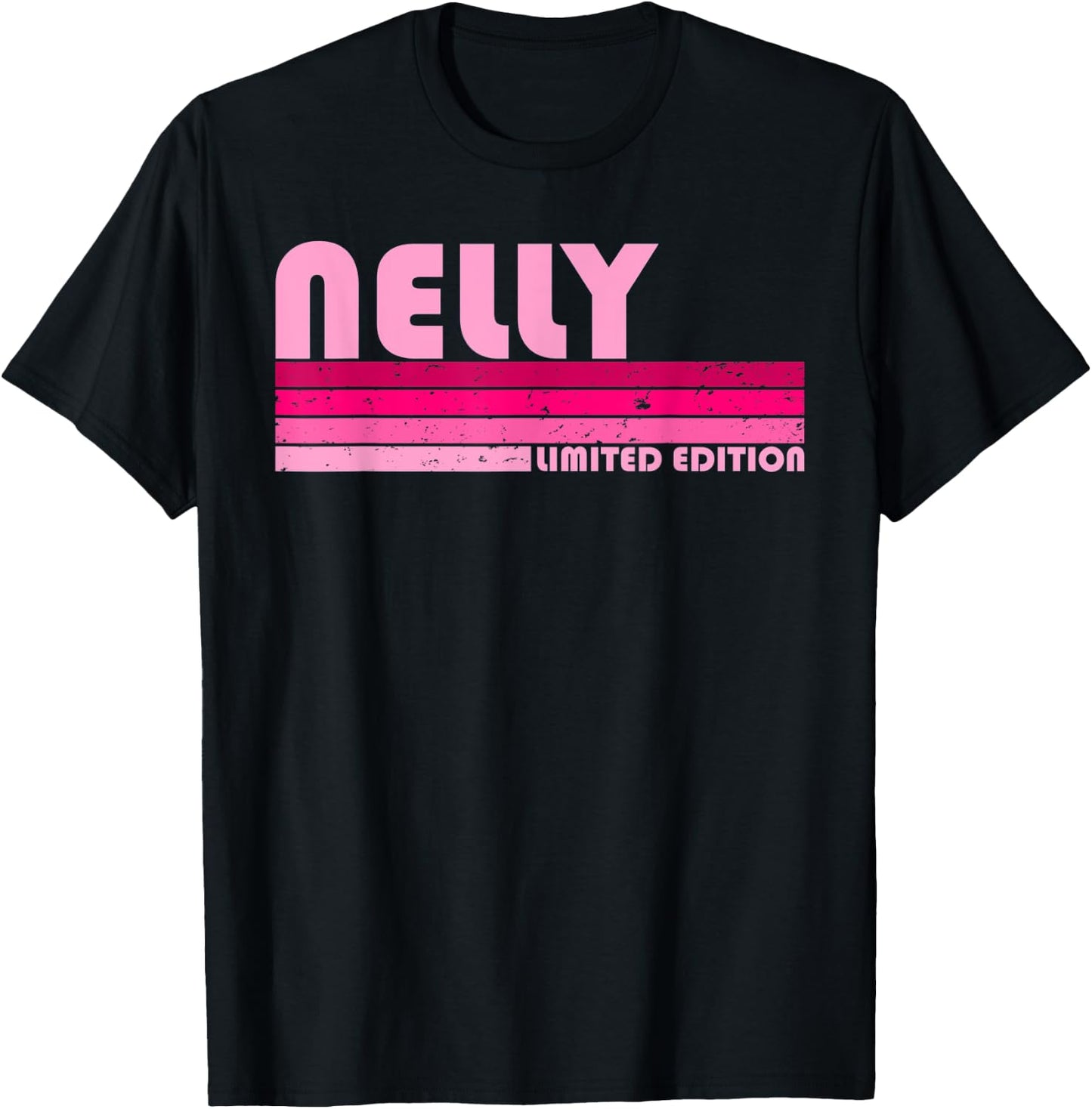 NELLY Name Personalized Retro Vintage 80s 90s Birthday T-Shirt - T-Shirt | Black