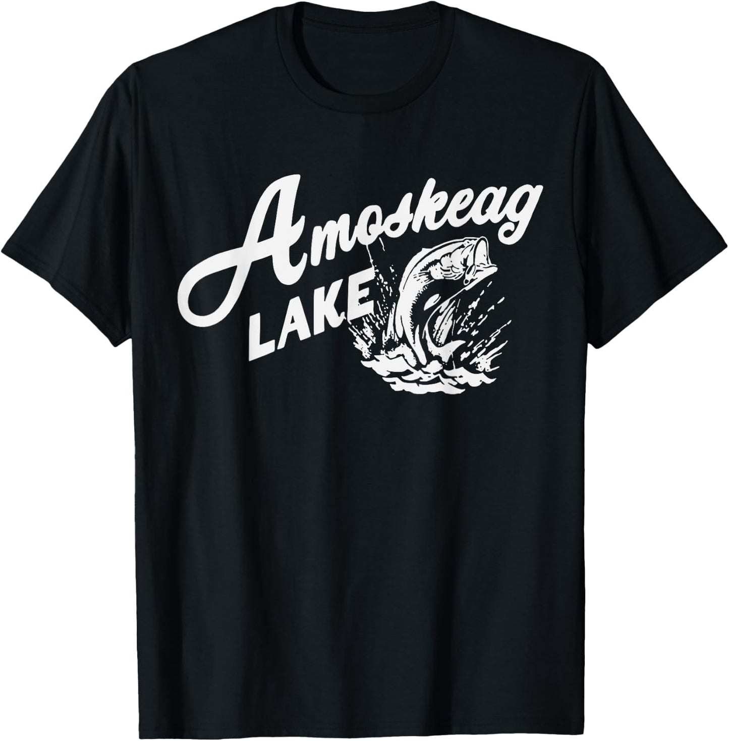 Amoskeag Lake T-Shirt - T-Shirt | Black