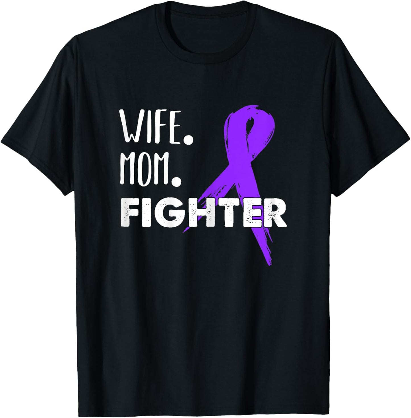 Pancreatic Cancer Awareness Design Gift Support For Moms T-Shirt - T-Shirt | Black