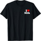 I Love Heart Milk T-Shirt - T-Shirt | Black