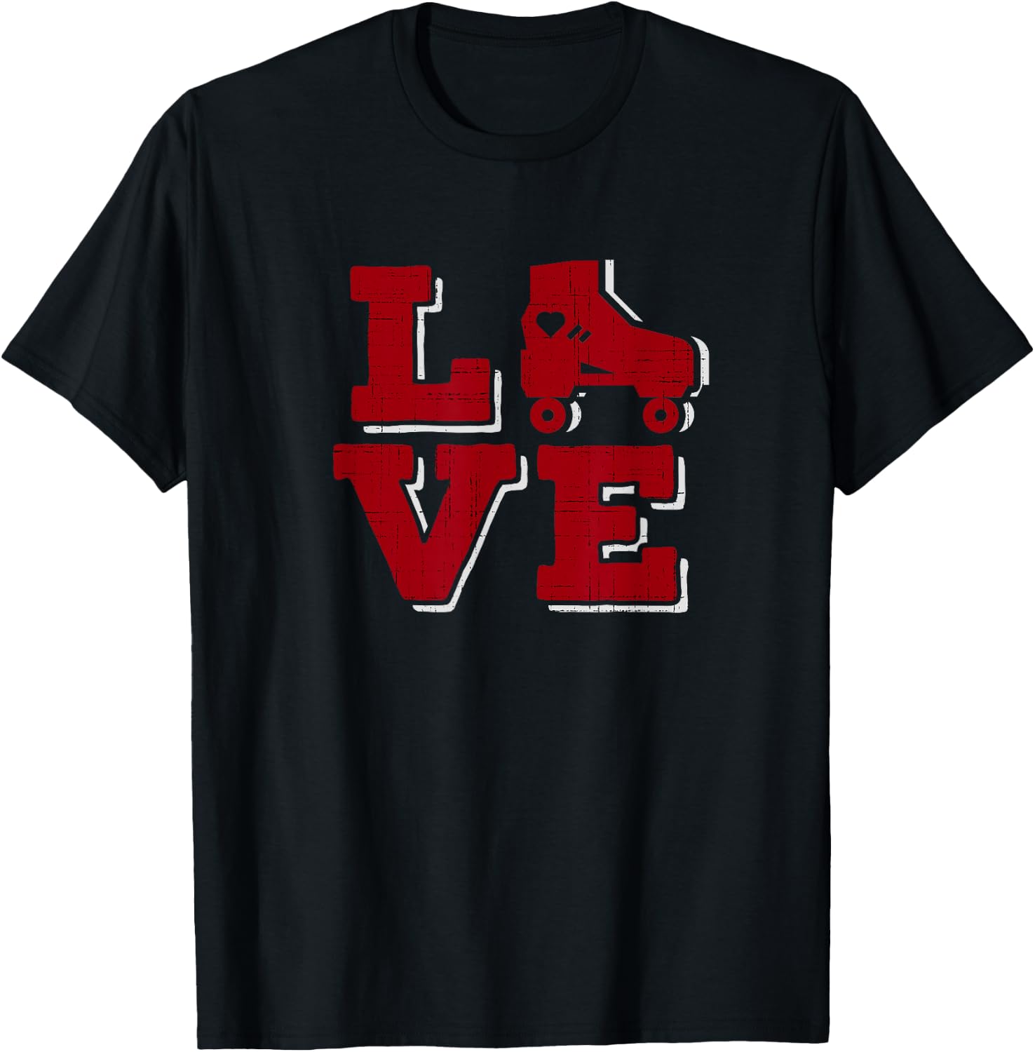 Roller Skates Love Roller Skating Derby Skate Trainer T-Shirt - T-Shirt | Black