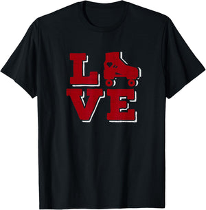Roller Skates Love Roller Skating Derby Skate Trainer T-Shirt - T-Shirt | Black