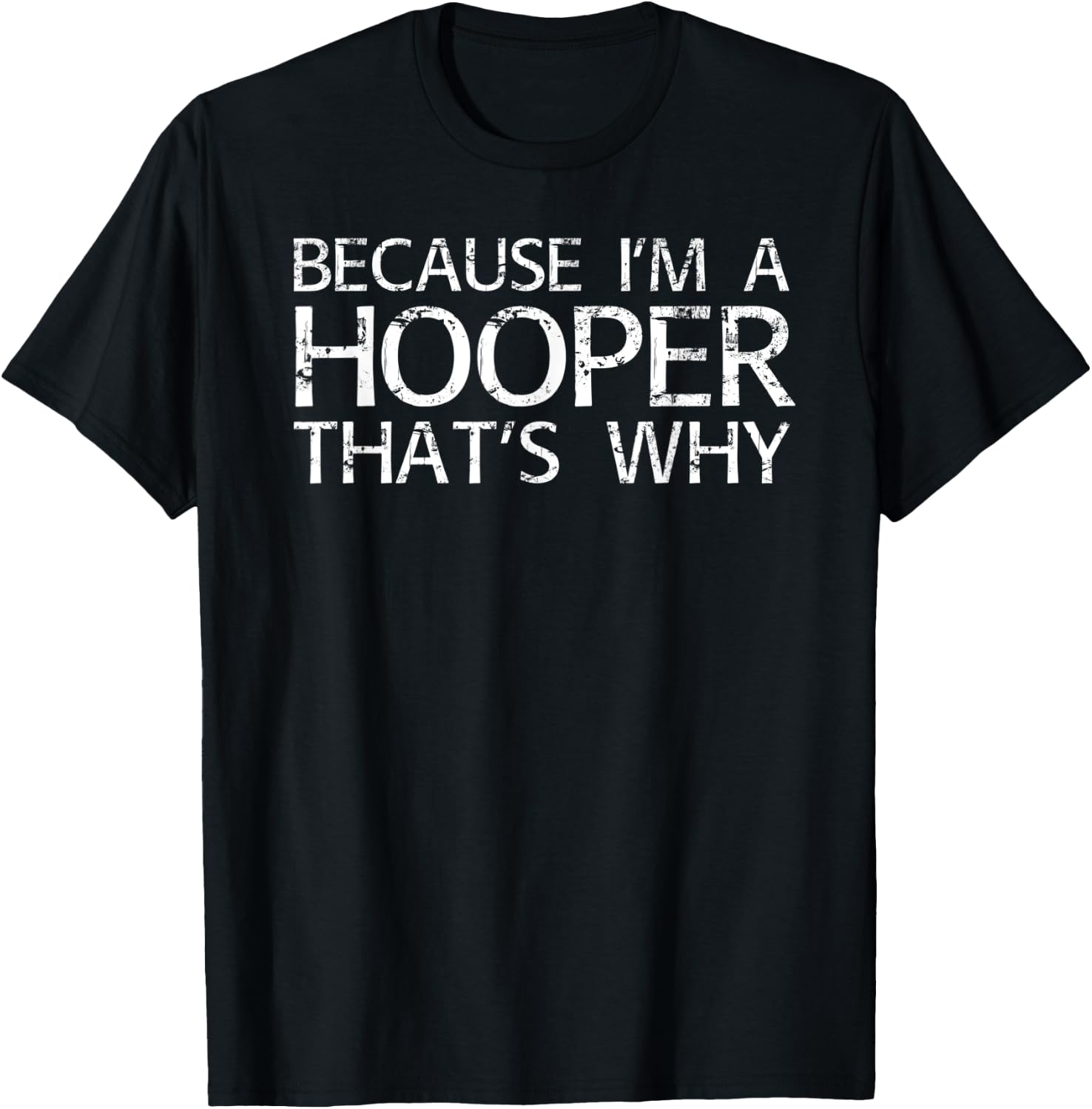 HOOPER Gift Funny Surname Family Tree Birthday Reunion Idea T-Shirt - T-Shirt | Black