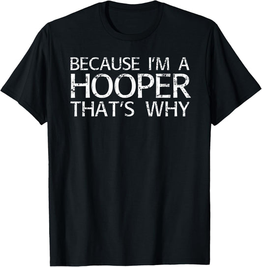 HOOPER Gift Funny Surname Family Tree Birthday Reunion Idea T-Shirt - T-Shirt | Black