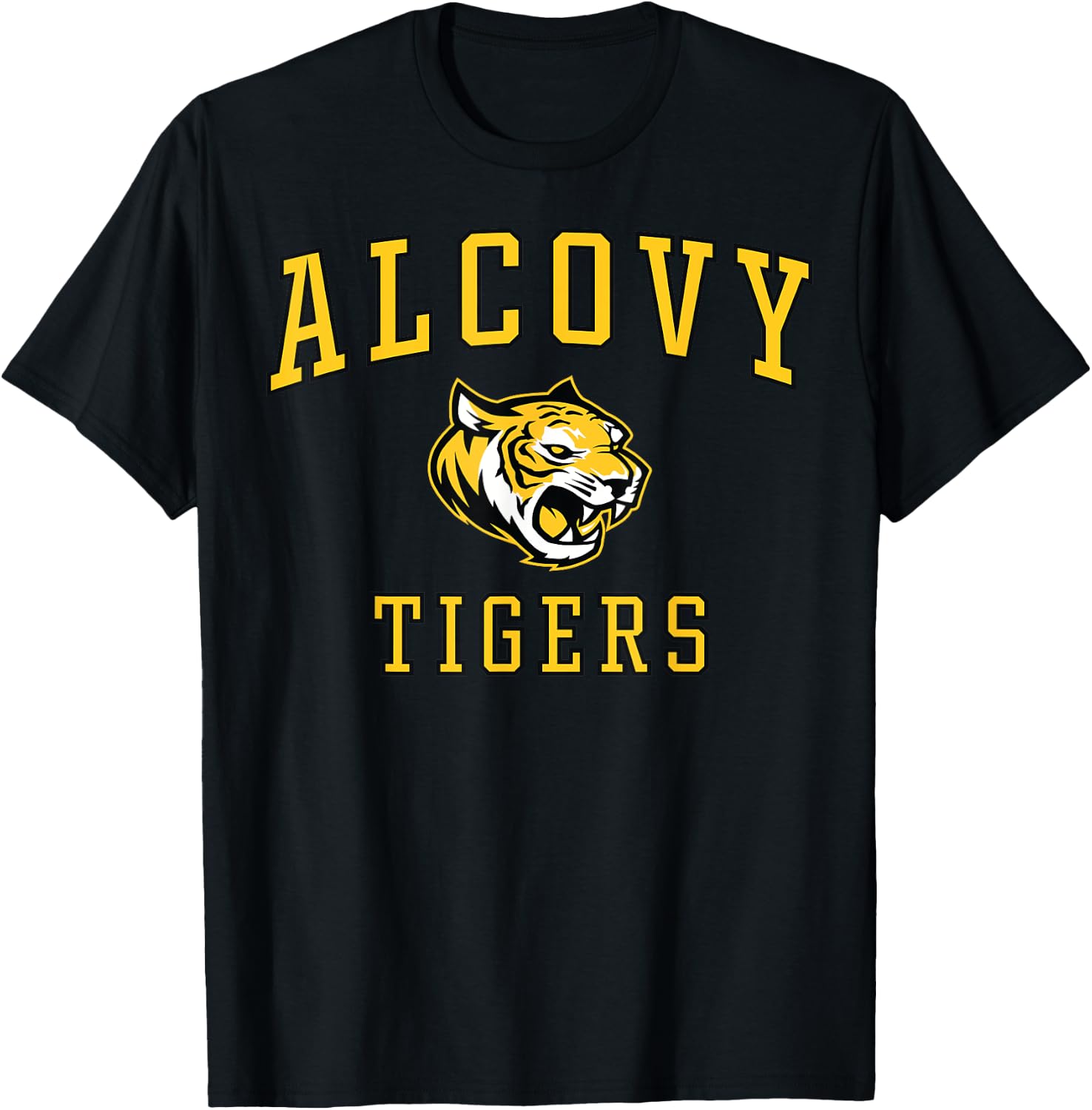 Alcovy High School Tigers T-Shirt - T-Shirt | Black