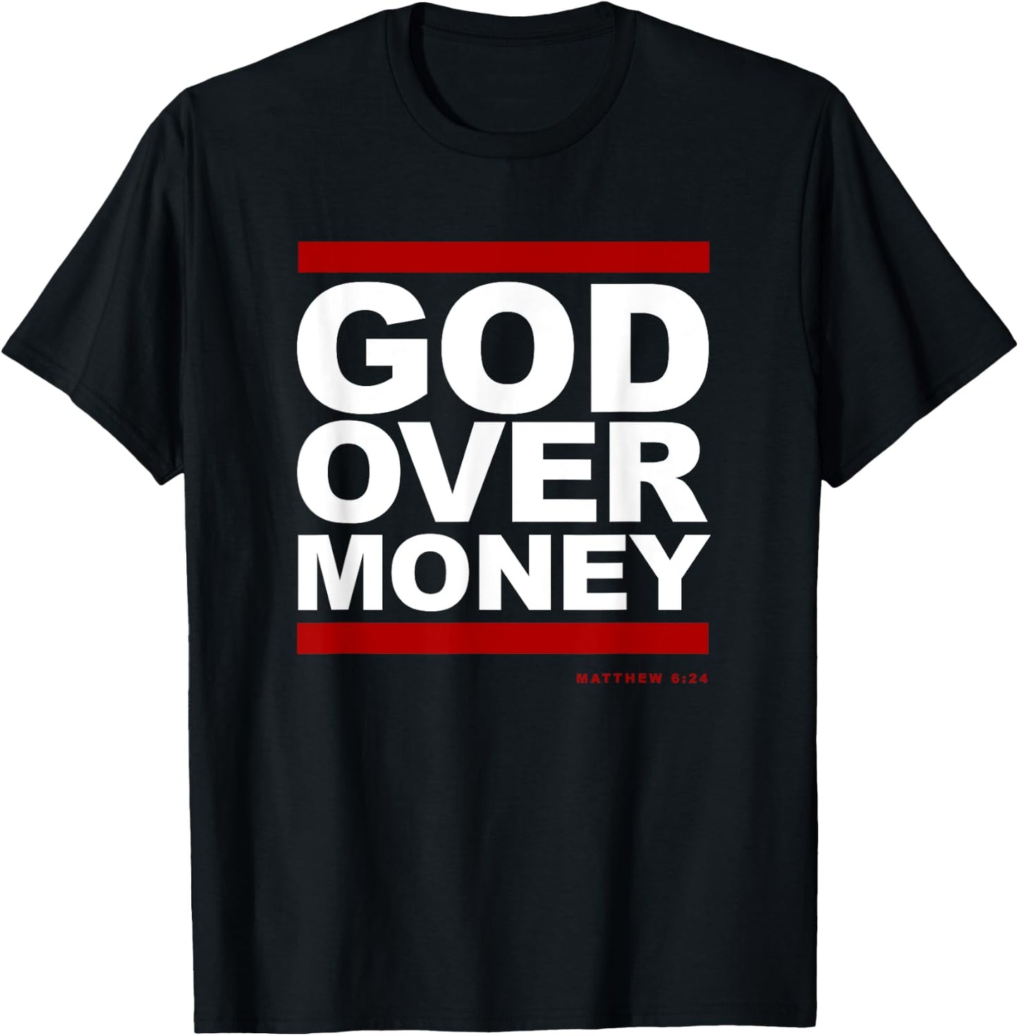 God Over Money T-Shirt - T-Shirt | Black