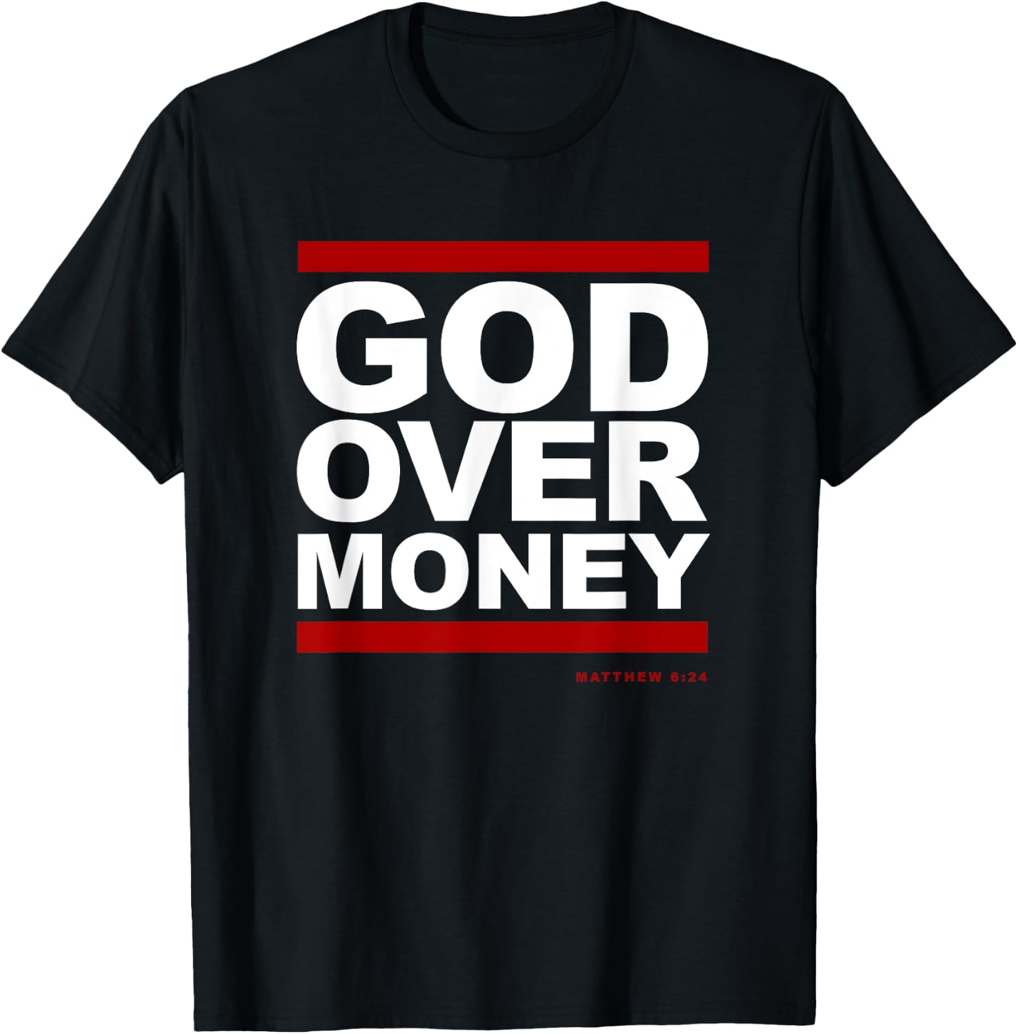 God Over Money T-Shirt - T-Shirt | Black