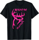Buck Slayer Whitetail Deer T-Shirt - T-Shirt | Black