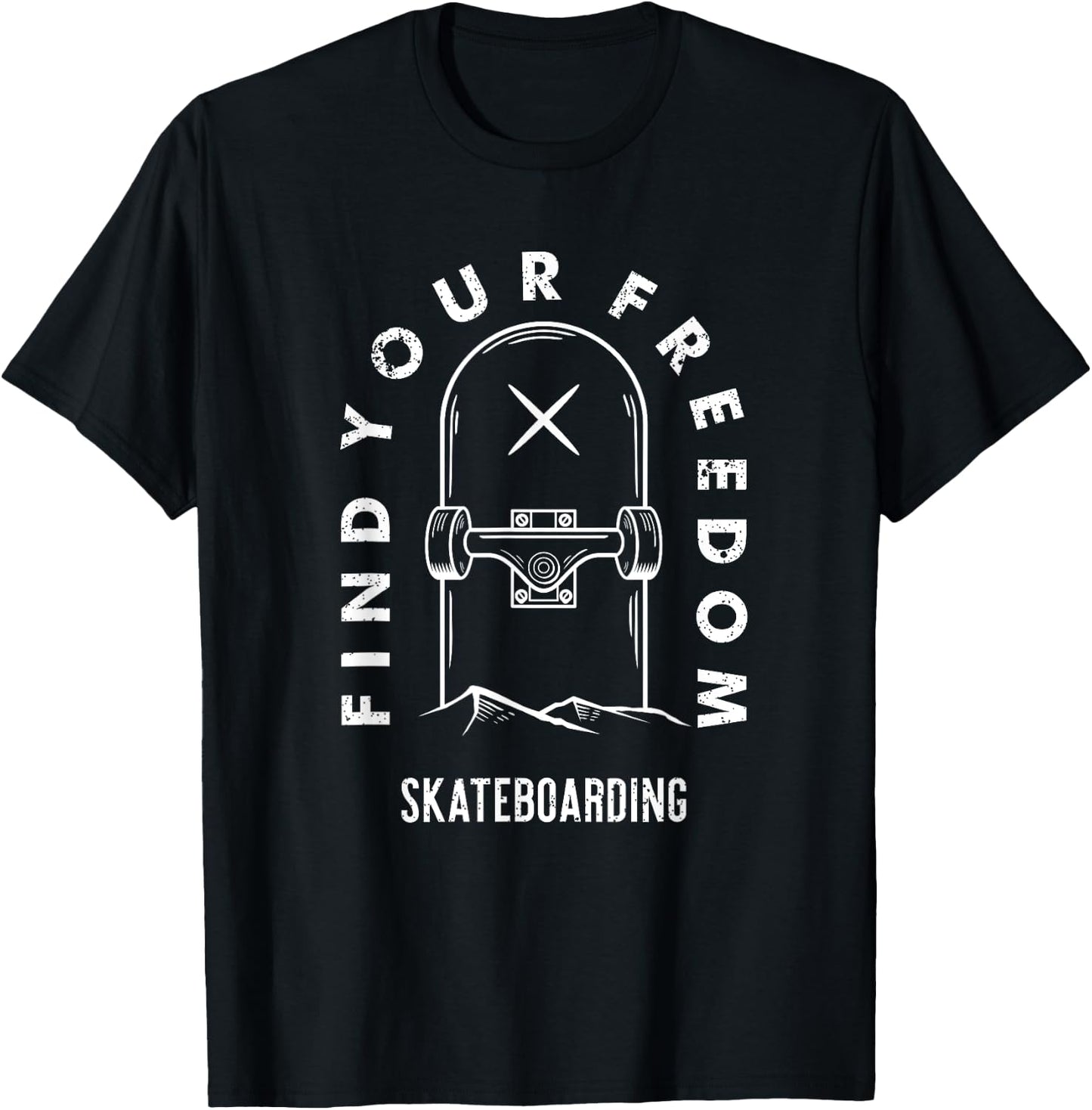 Skaters Having Fun Pro Skateboarding life for Teen Boys T-Shirt - T-Shirt | Black