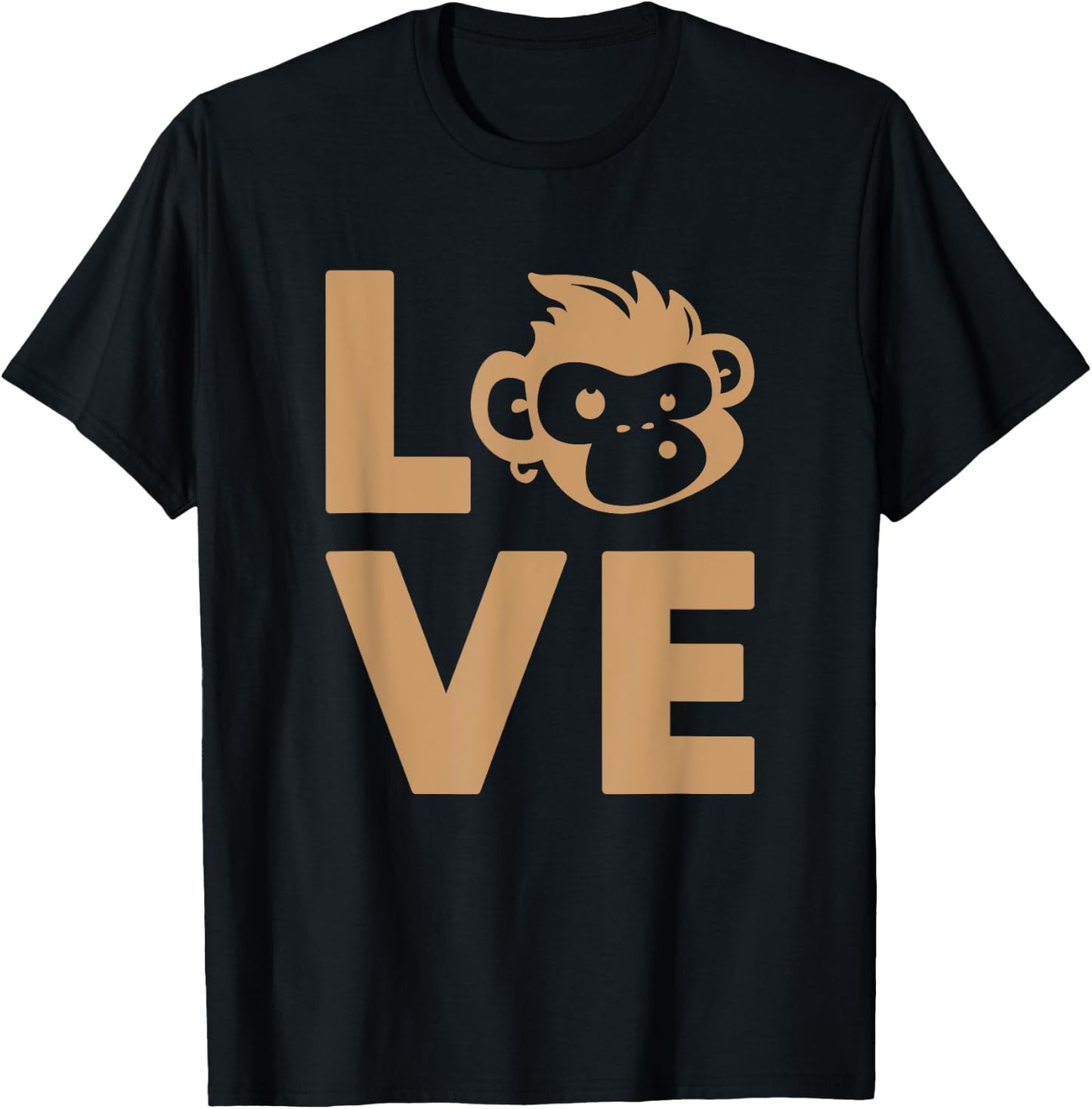 Love Monkey T-Shirt - T-Shirt | Black
