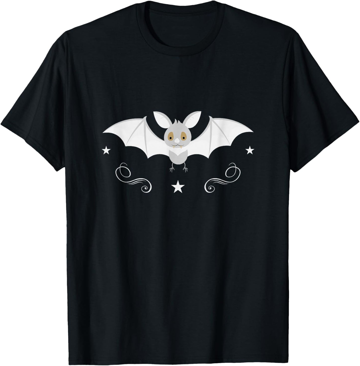 Kids Gift Cute Bat Halloween T-Shirt - T-Shirt | Black