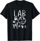 Pet Mom Quotes Lab Mom - Black, , Small, Modern Letter Print, Christmas, Birthday, Short Sleeve T-Shirt - T-Shirt | Black