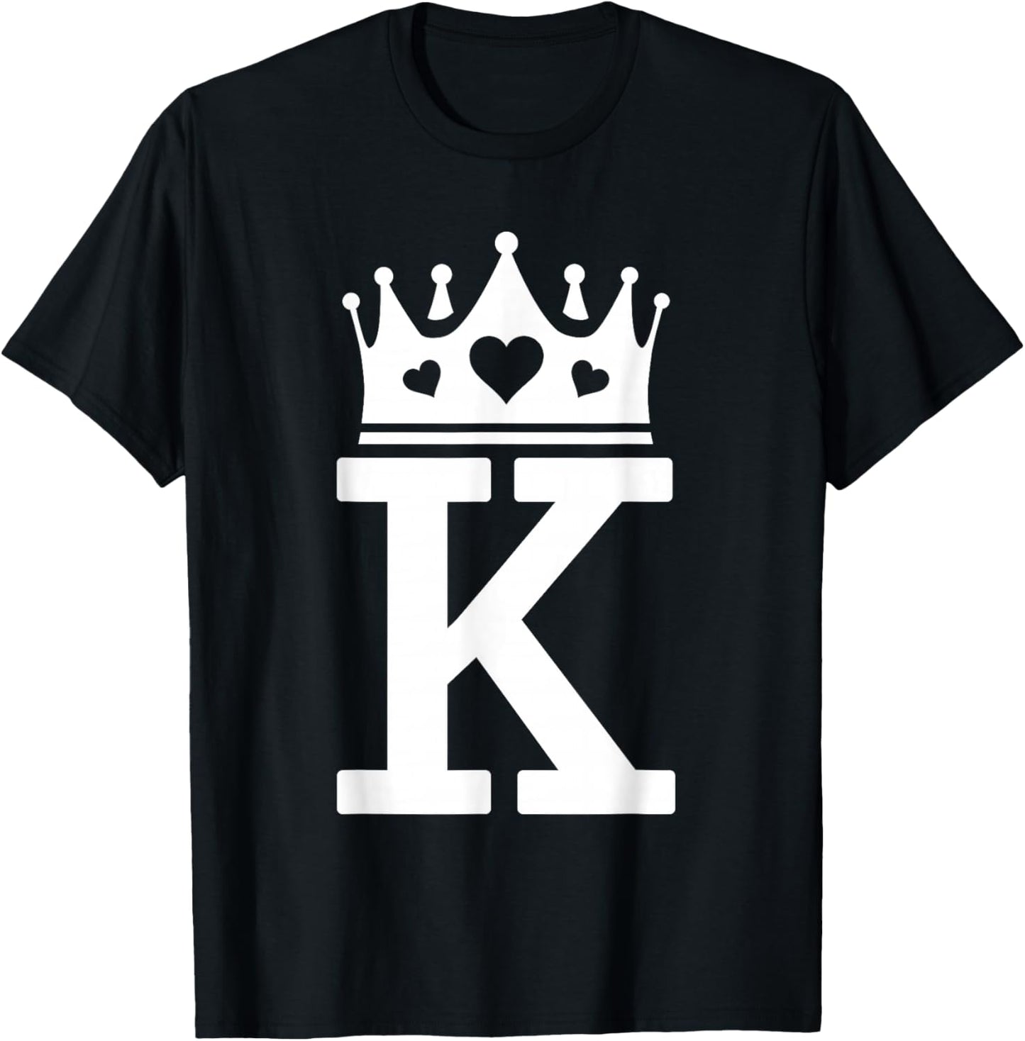 King Hearts Halloween Costume - Valentines King of Hearts T-Shirt - T-Shirt | Black
