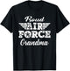 Proud Air Force Grandma Military Family Grandmother Gifts T-Shirt - T-Shirt | Black