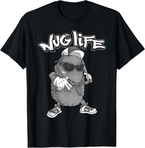 Funny Nug Life Gift | Cute Chicken Nuggets Lover Men Women T-Shirt - T-Shirt | Black