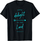 Psalm 37 4 Delight in the Lord Bible Verse Quote Religious T-Shirt - T-Shirt | Black