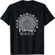 Namaste Home With My Cats Mandala, Fun Yoga Cat Lovers T-Shirt - T-Shirt | Black