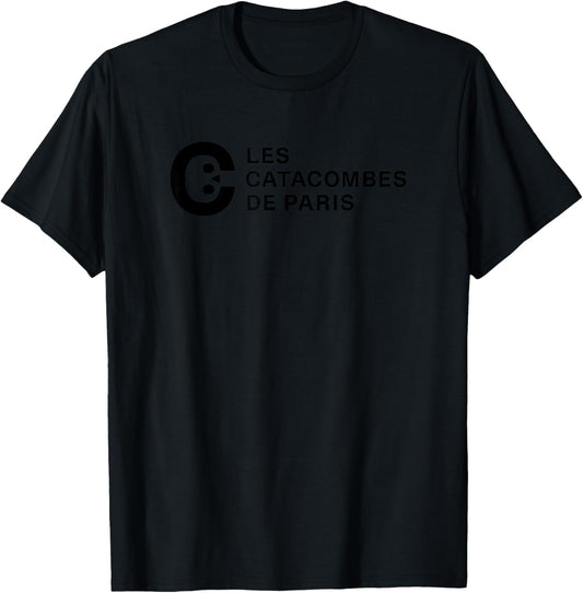 The Catacombs of Paris Black Print T-Shirt - T-Shirt | Black