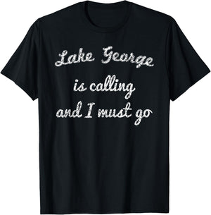 LAKE GEORGE FLORIDA Funny Fishing Camping Summer Gift Men Women Kids T-Shirt - T-Shirt | Black