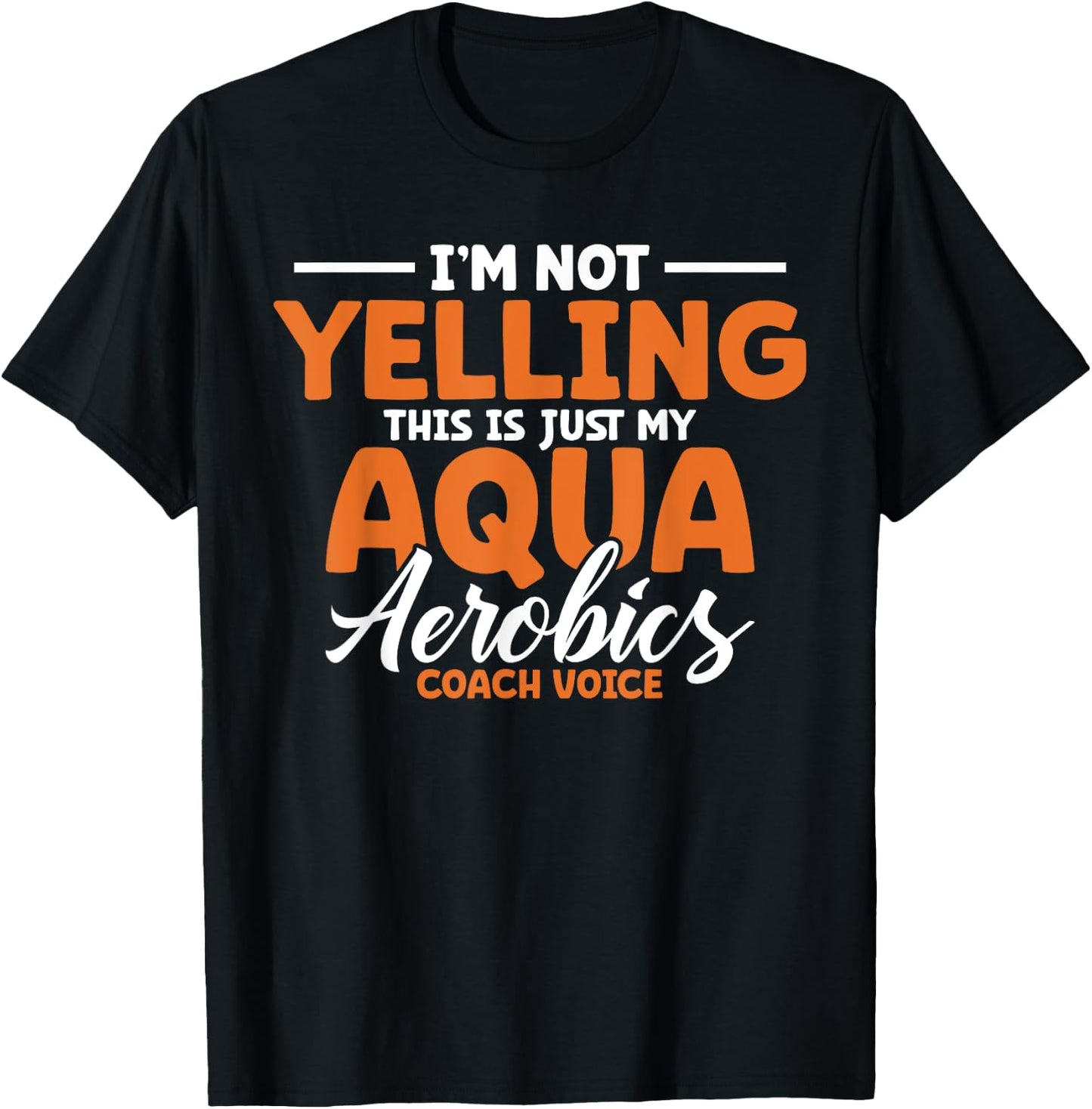 Aqua Aerobics Swimming Water Instructor Fitness Waterobics T-Shirt - T-Shirt | Black