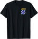 3rd Infantry Division (ID) Patch with Ranger Tab Distressed T-Shirt - T-Shirt | Black