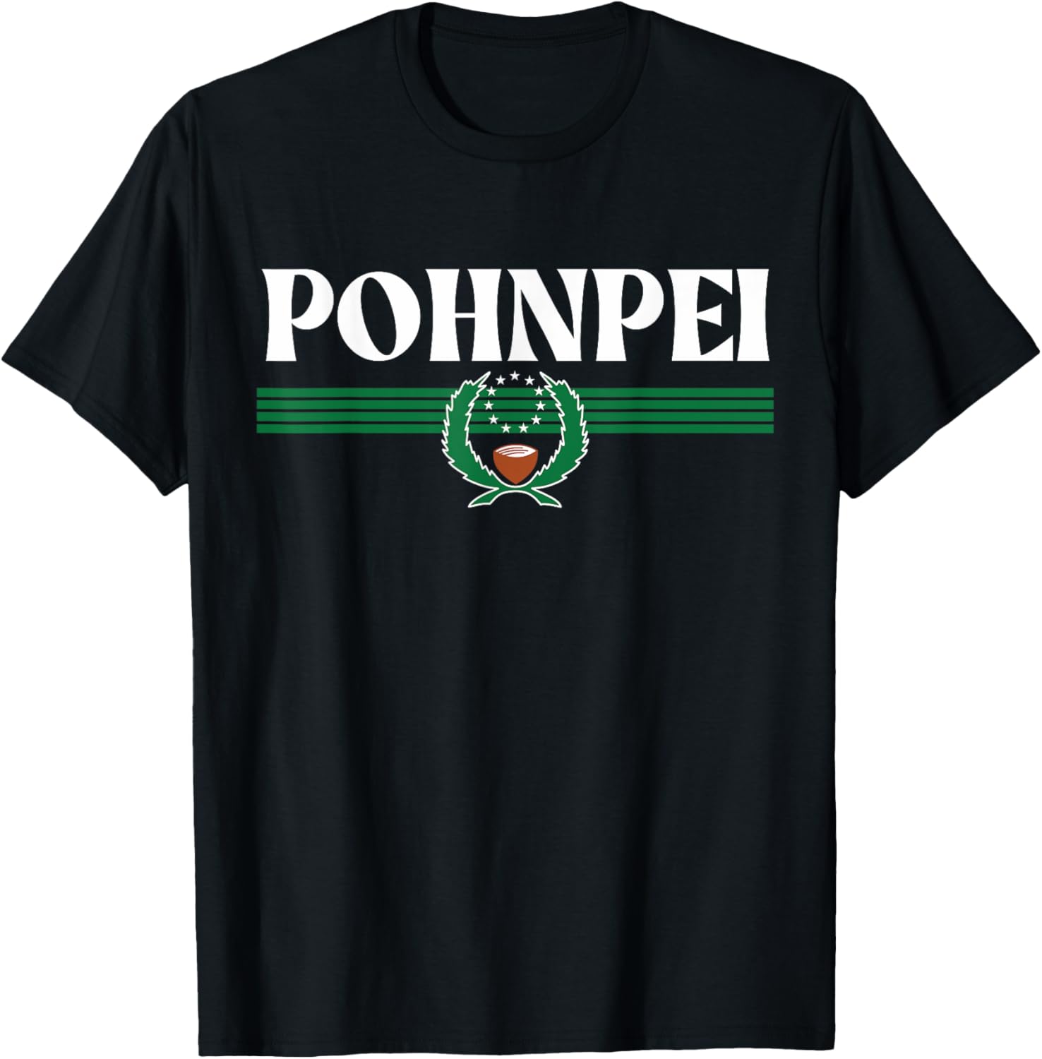 Pohnpei Micronesia, Pohnpei Flag, Pohnpei T-Shirt - T-Shirt | Black