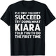 KIARA Name Personalized Birthday Funny Christmas Joke T-Shirt - T-Shirt | Black
