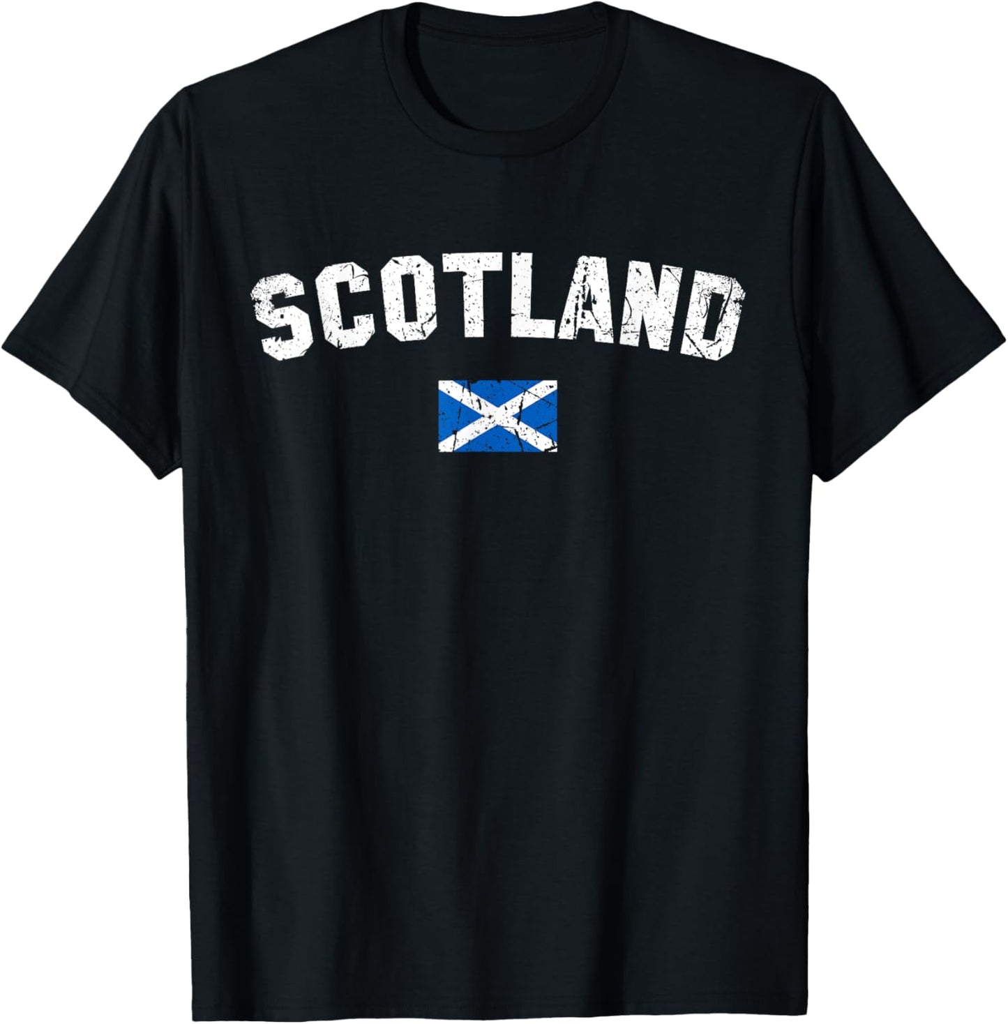 SCOTLAND Flag | Men Women Kids | SCOTLAND T-Shirt - T-Shirt | Black