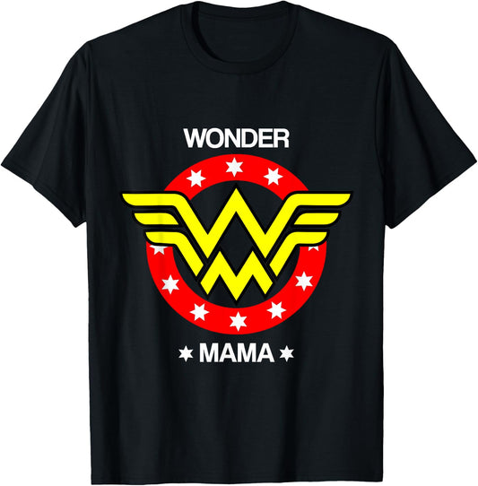 Wonder Mama Women for Occasions T-Shirt - T-Shirt | Black
