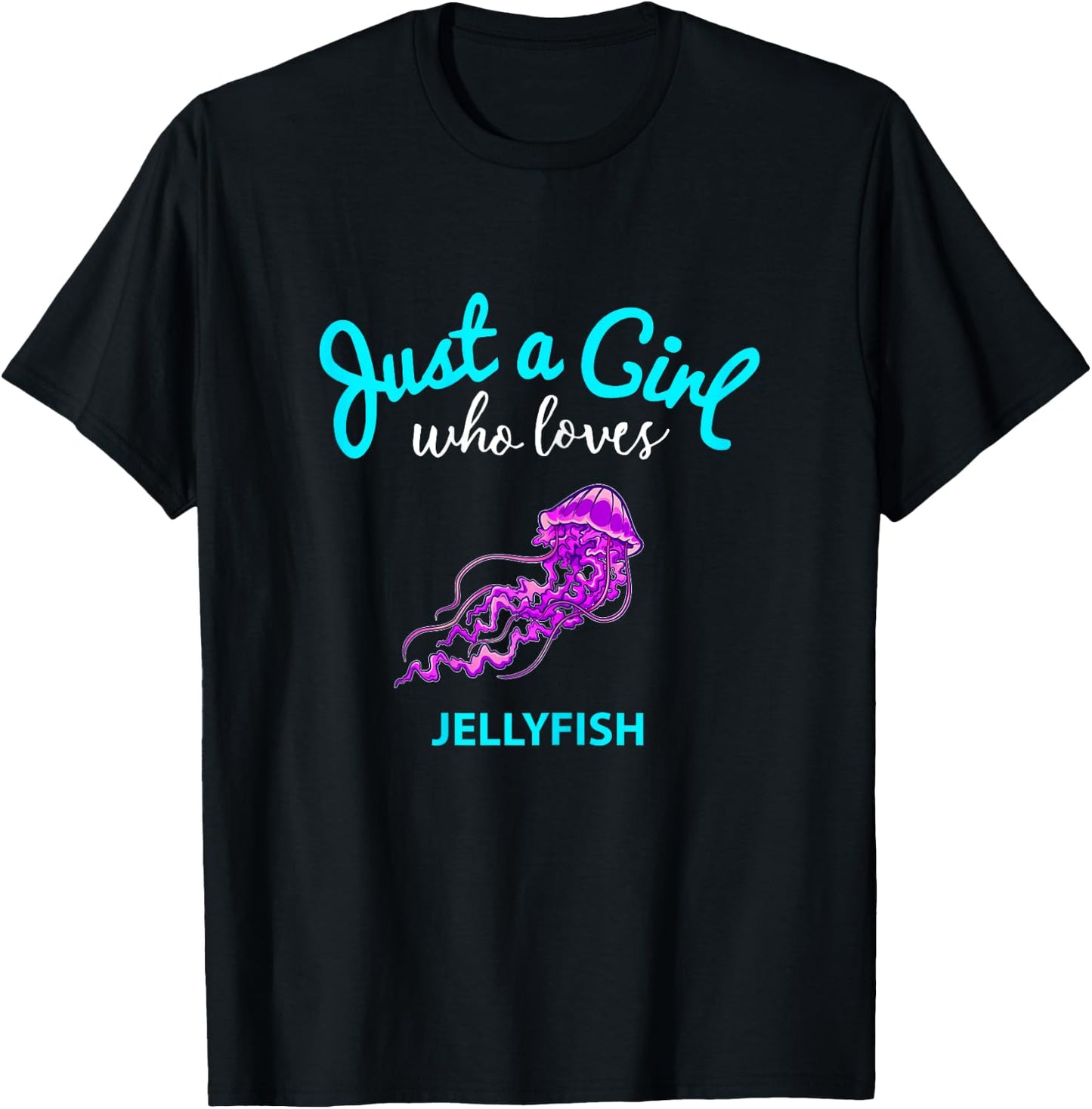 Jellyfish Shirt for Girls | Jellyfish for Children T-Shirt - T-Shirt | Black