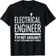 Funny Electrical Engineer Gift Electronics Engineering 2024 T-Shirt - T-Shirt | Black