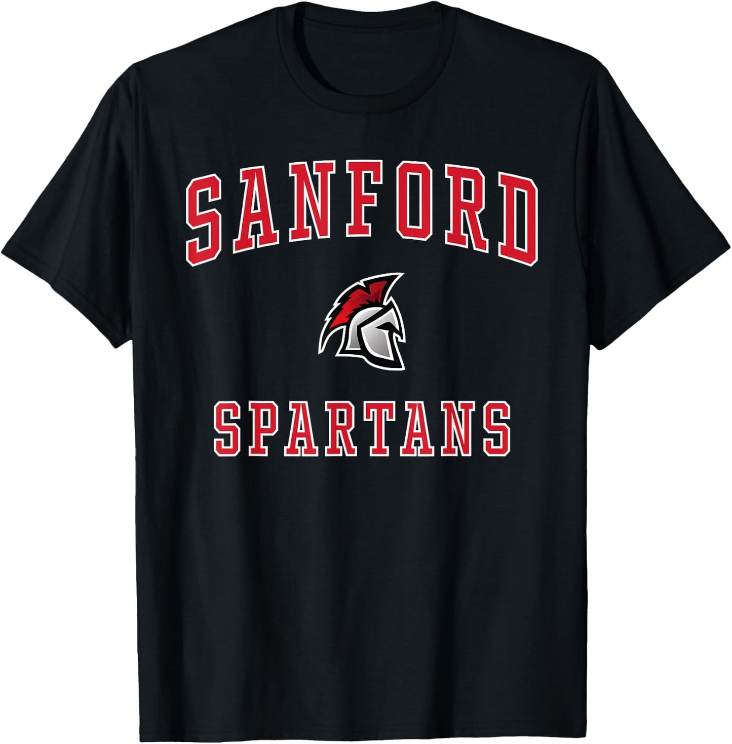 Sanford High School Spartans T-Shirt - T-Shirt | Black