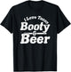 I Love Tacos, Booty and Beer Funny Men's Adult Humour Gift T-Shirt - T-Shirt | Black
