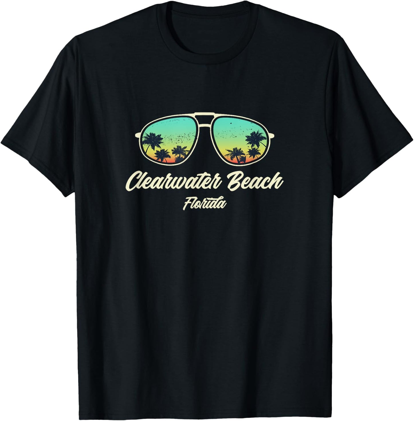 Clearwater Beach Souvenir - Florida Reminder Men Women T-Shirt - T-Shirt | Black