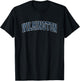 Wilmington North Carolina NC Vintage Sports Design Navy Desi T-Shirt - T-Shirt | Black