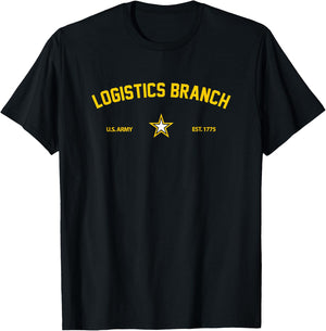 US Army Logistics Branch T-Shirt - T-Shirt | Black