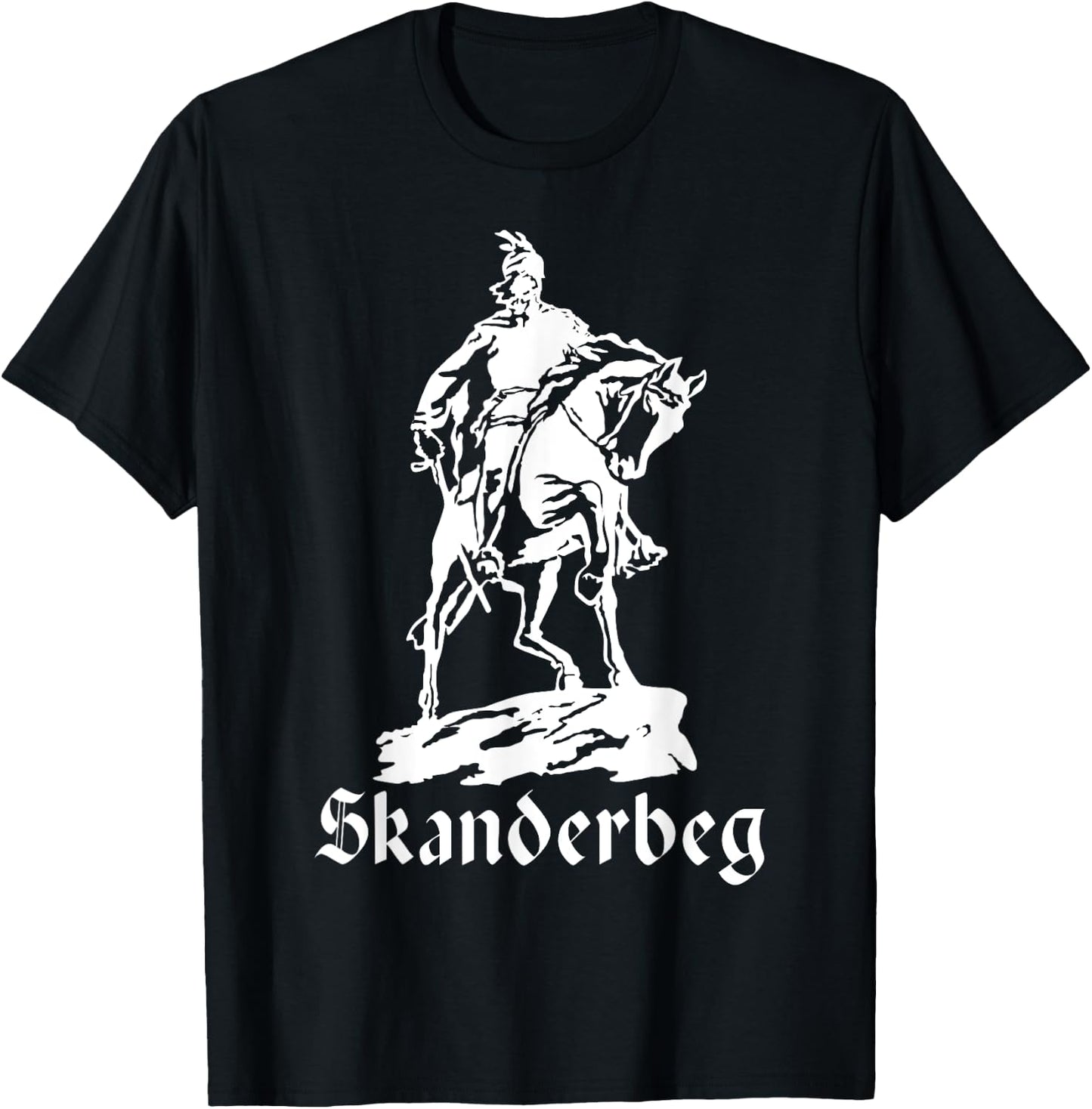 Skanderbeg Republic of Albania Shqipëria Tirana Albanian T-Shirt - T-Shirt | Black