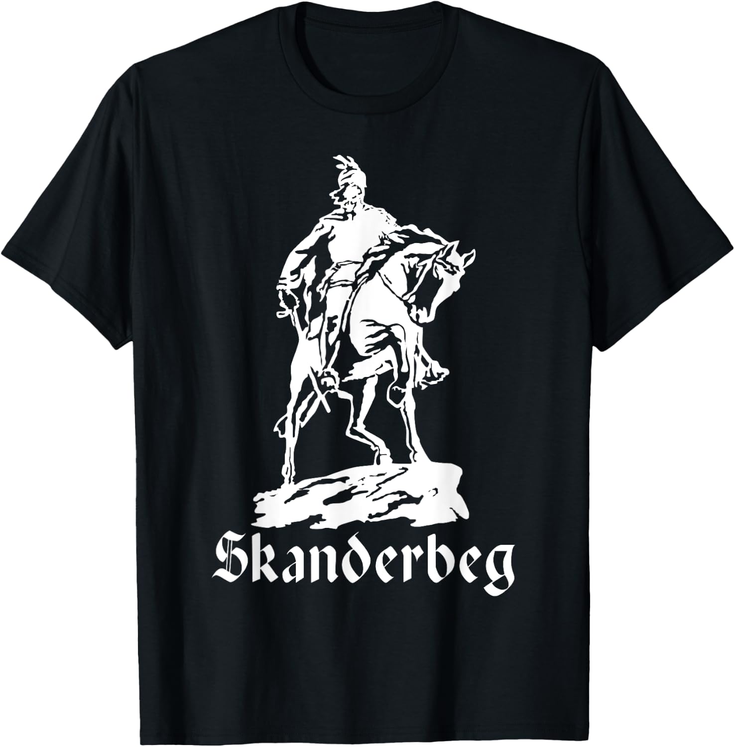 Skanderbeg Republic of Albania Shqipëria Tirana Albanian T-Shirt - T-Shirt | Black