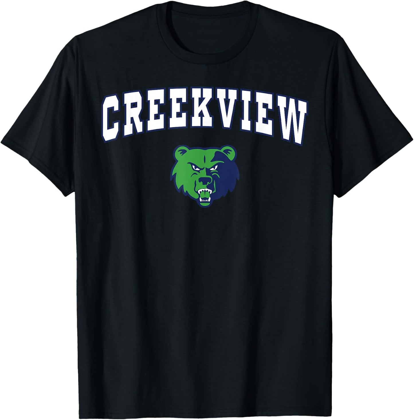 Creekview High School Grizzlies T-Shirt - T-Shirt | Black