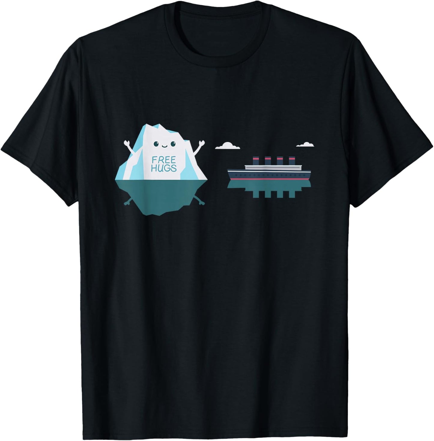 Retro Funny Titanic 1912 - Cruise Ship - Titanic T-Shirt - T-Shirt | Black