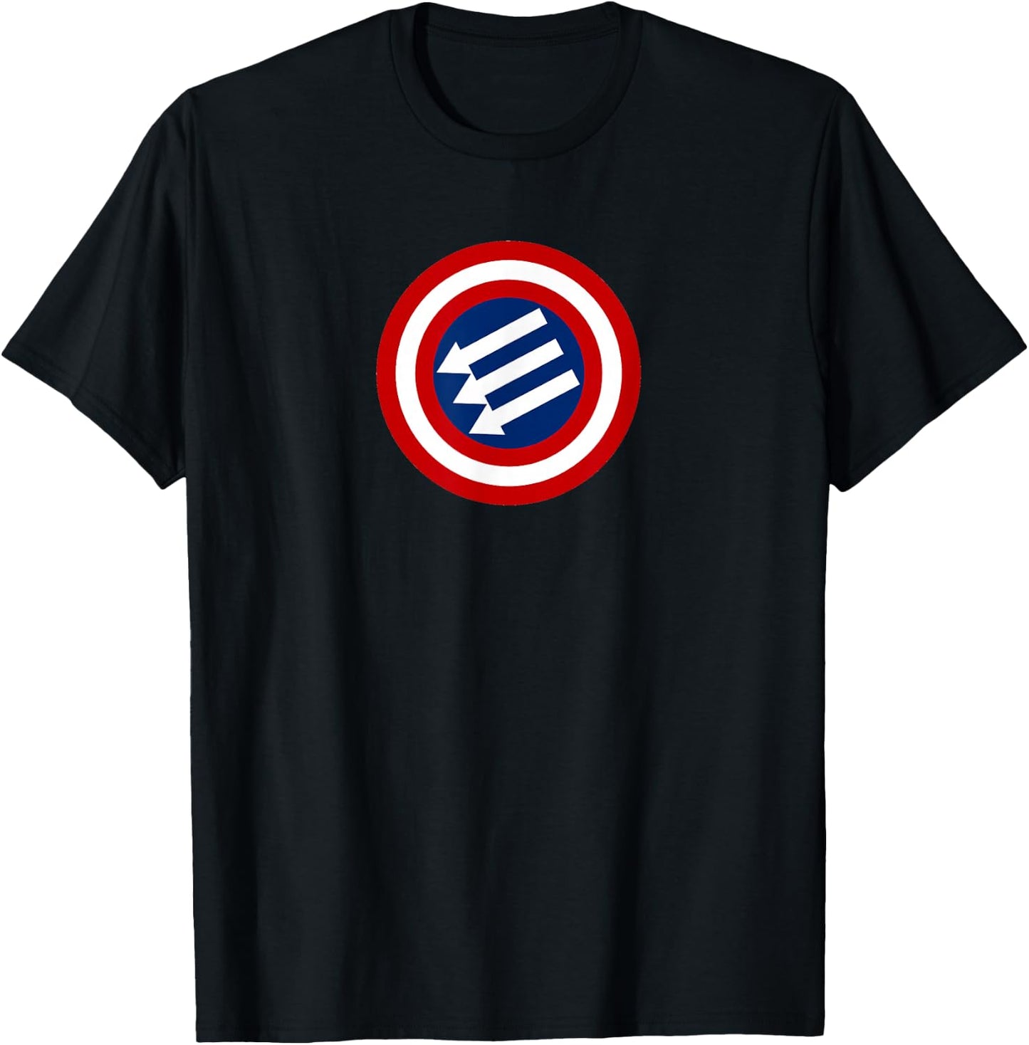 Three Arrows Iron Front T-Shirt - T-Shirt | Black