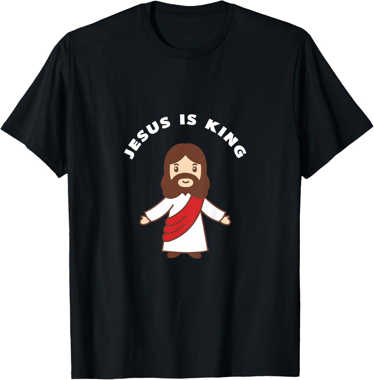 Kids Jesus Is King T-Shirt - T-Shirt | Black