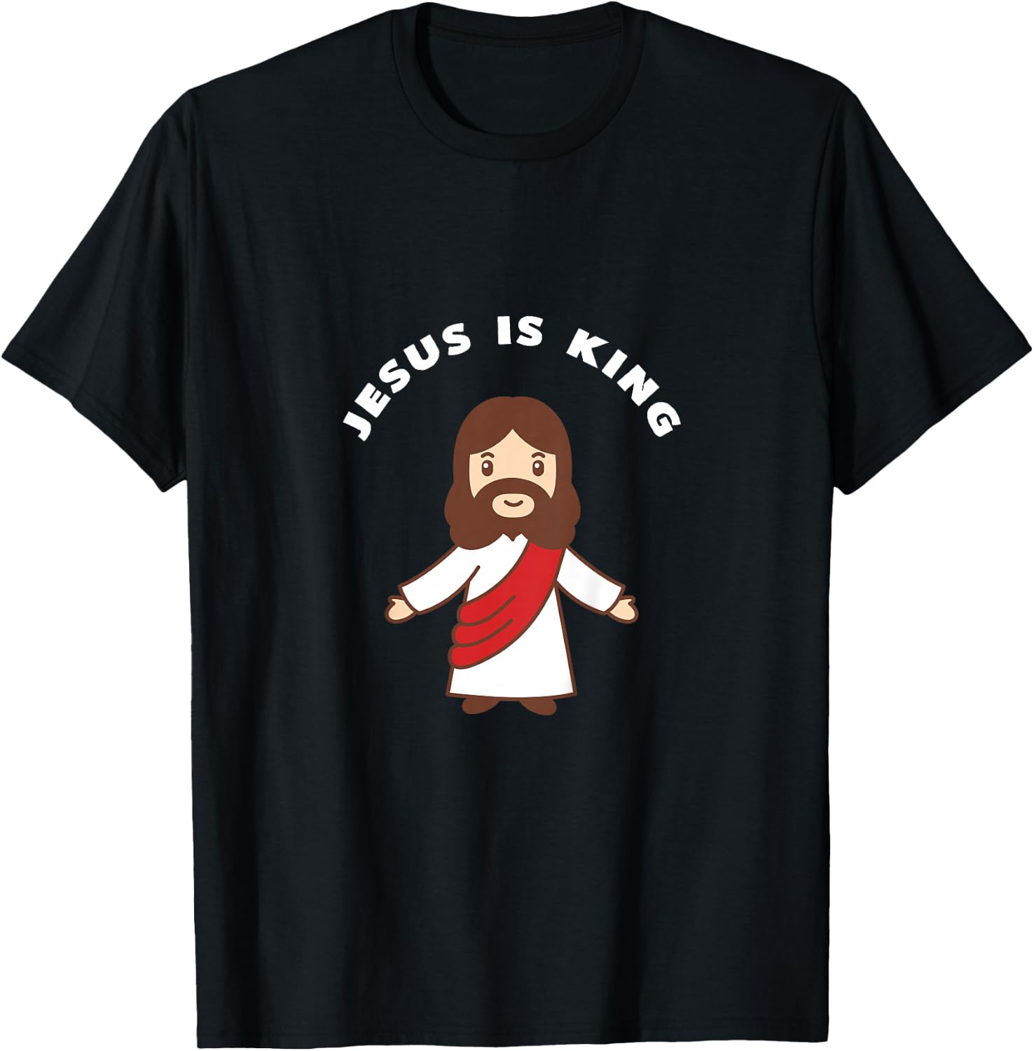 Kids Jesus Is King T-Shirt - T-Shirt | Black