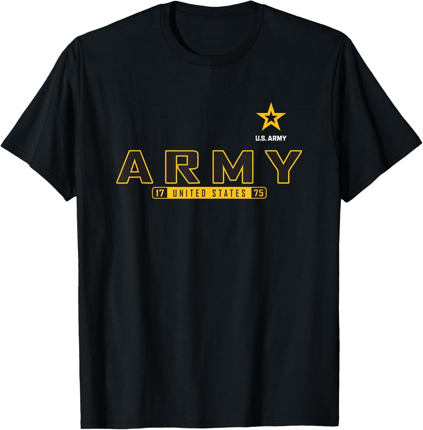Military Army United States Oath Green Officially Licensed T-Shirt - T-Shirt | Black