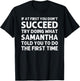 SAMANTHA Name Personalized Birthday Funny Christmas Joke T-Shirt - T-Shirt | Black