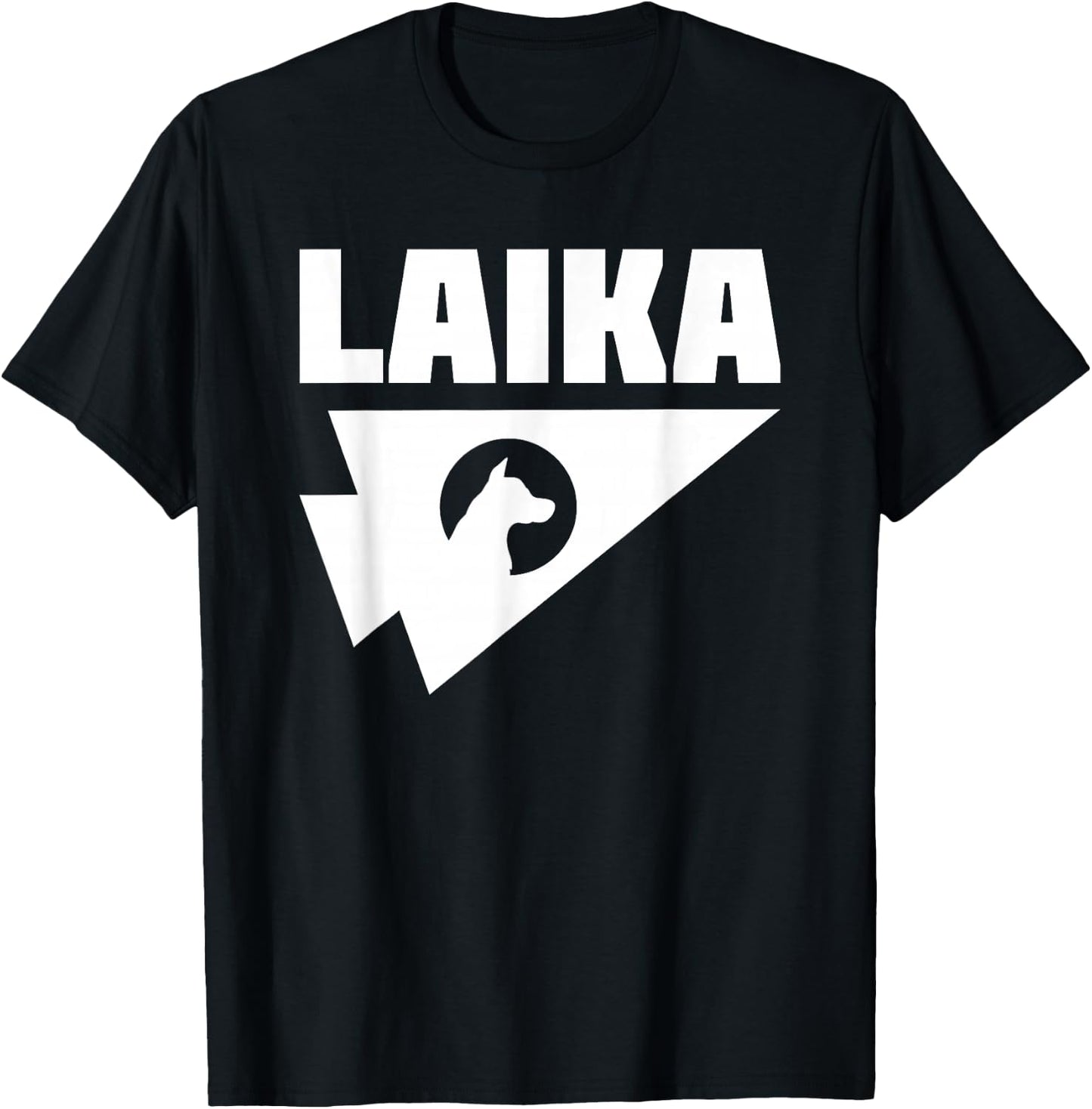 Laika Dog Sputnik Space Space USSR Gift T-Shirt - T-Shirt | Black
